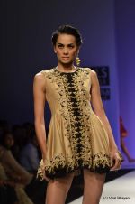 Model walk the ramp for Bhanuni by Jyoti Sharma Show at Wills Lifestyle India Fashion Week 2012 day 3 on 8th Oct 2012 (5).JPG